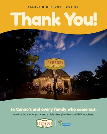 Thank you, Cenzo’s · family night Oct 20